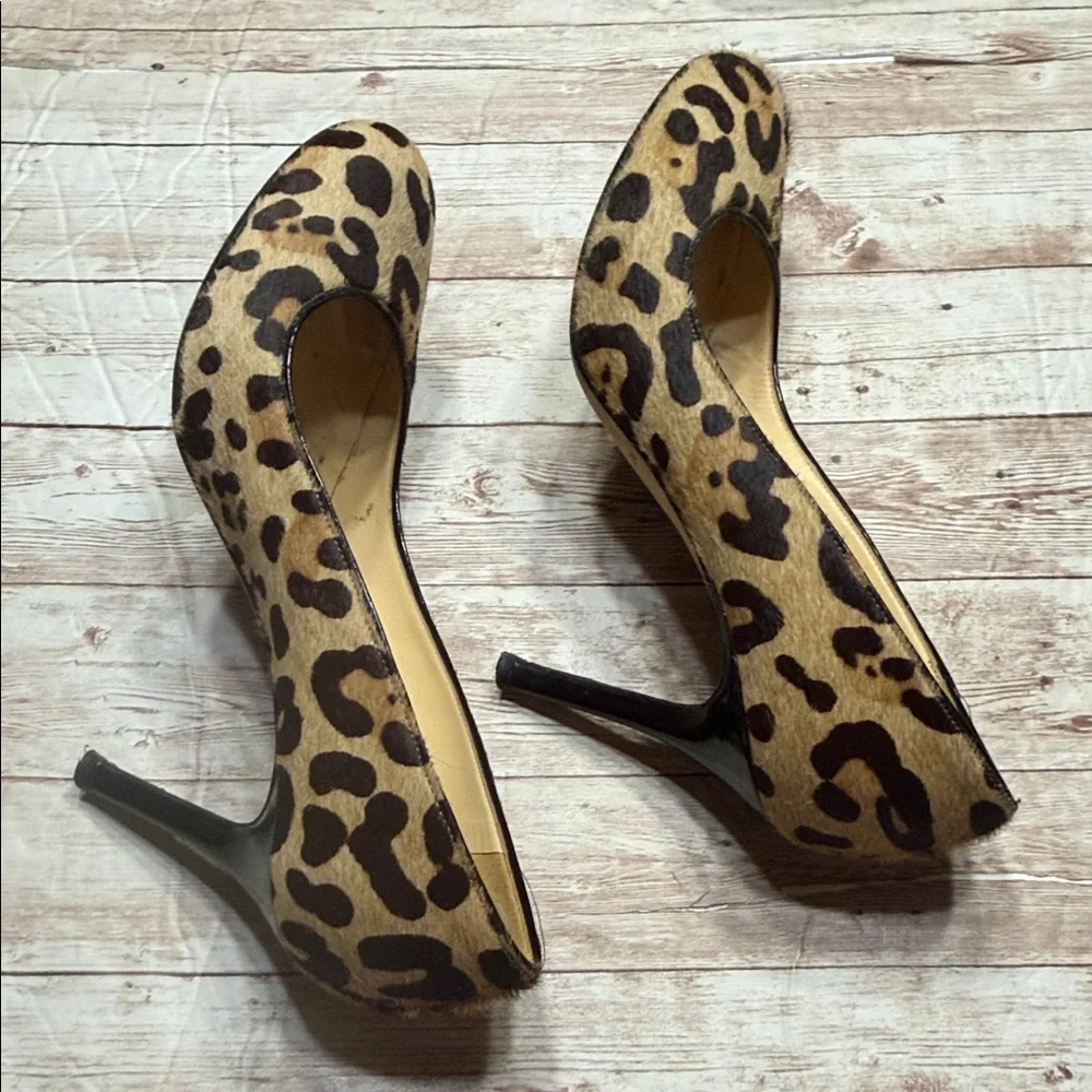 Kate Spade Leopard Print Heels Size 9B